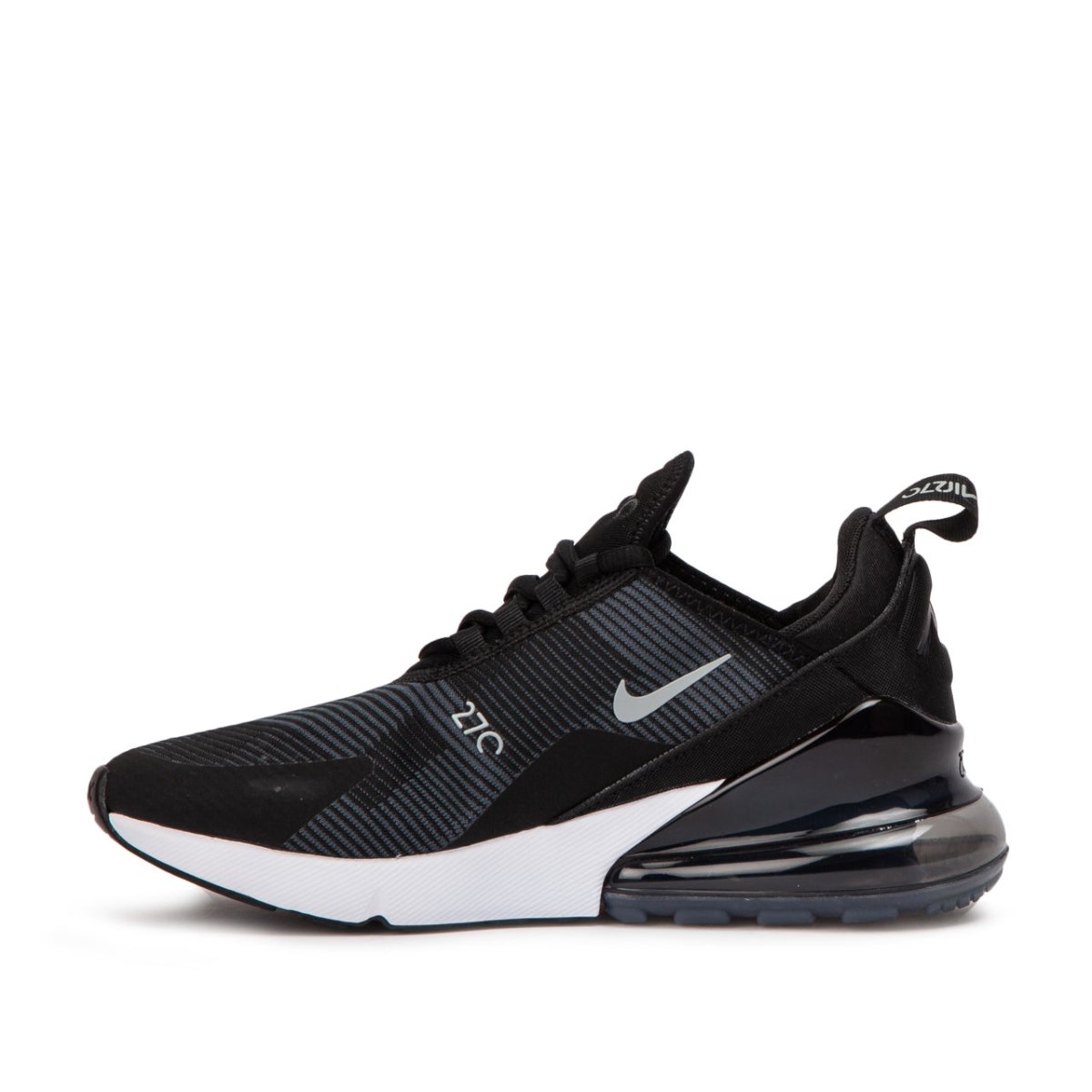 Nike Air Max 270 Knit Jacquard GS (Schwarz / Grau)  - Allike Store