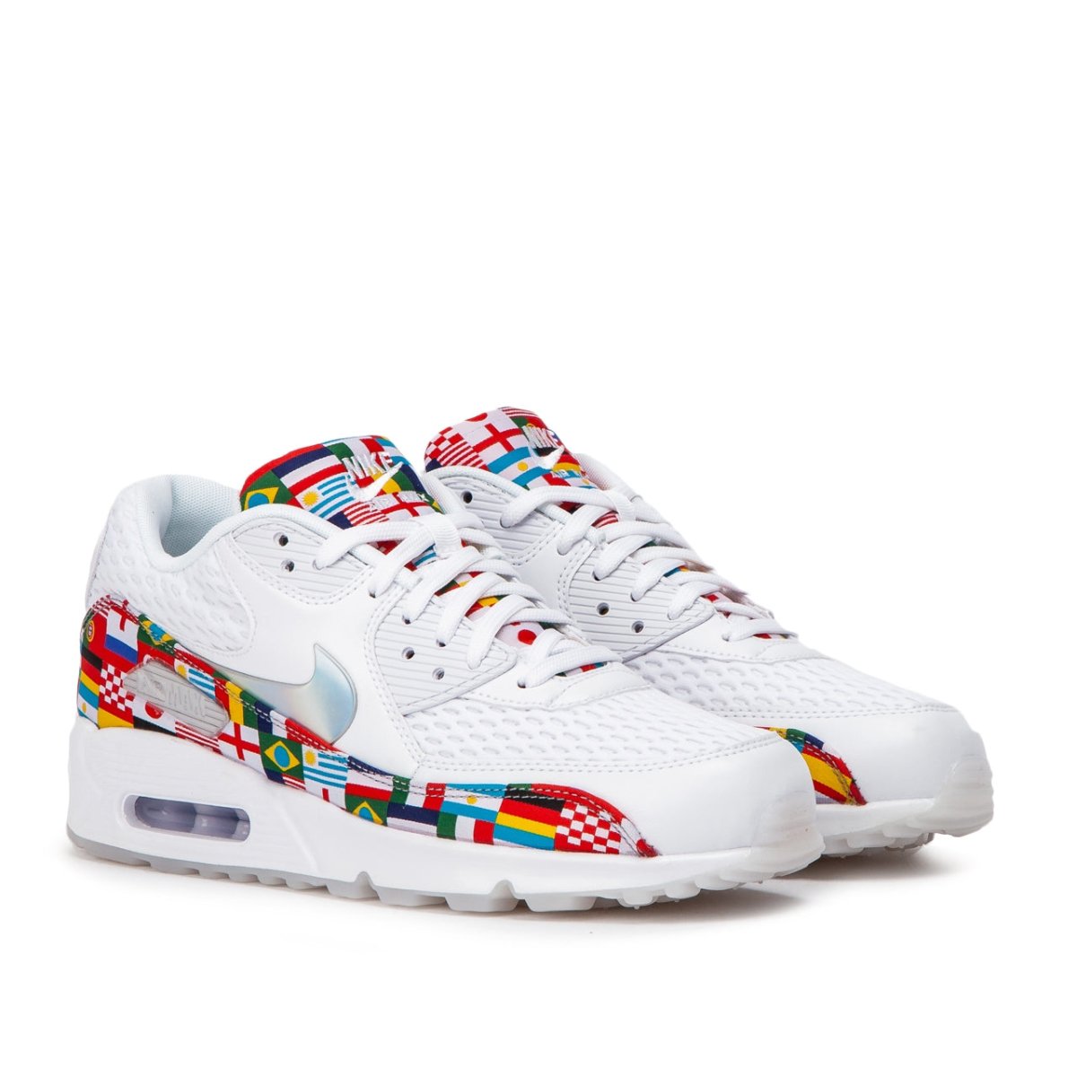 Nike Air Max 90 NIC QS 'International Flag Pack' (White / Multi)  - Allike Store