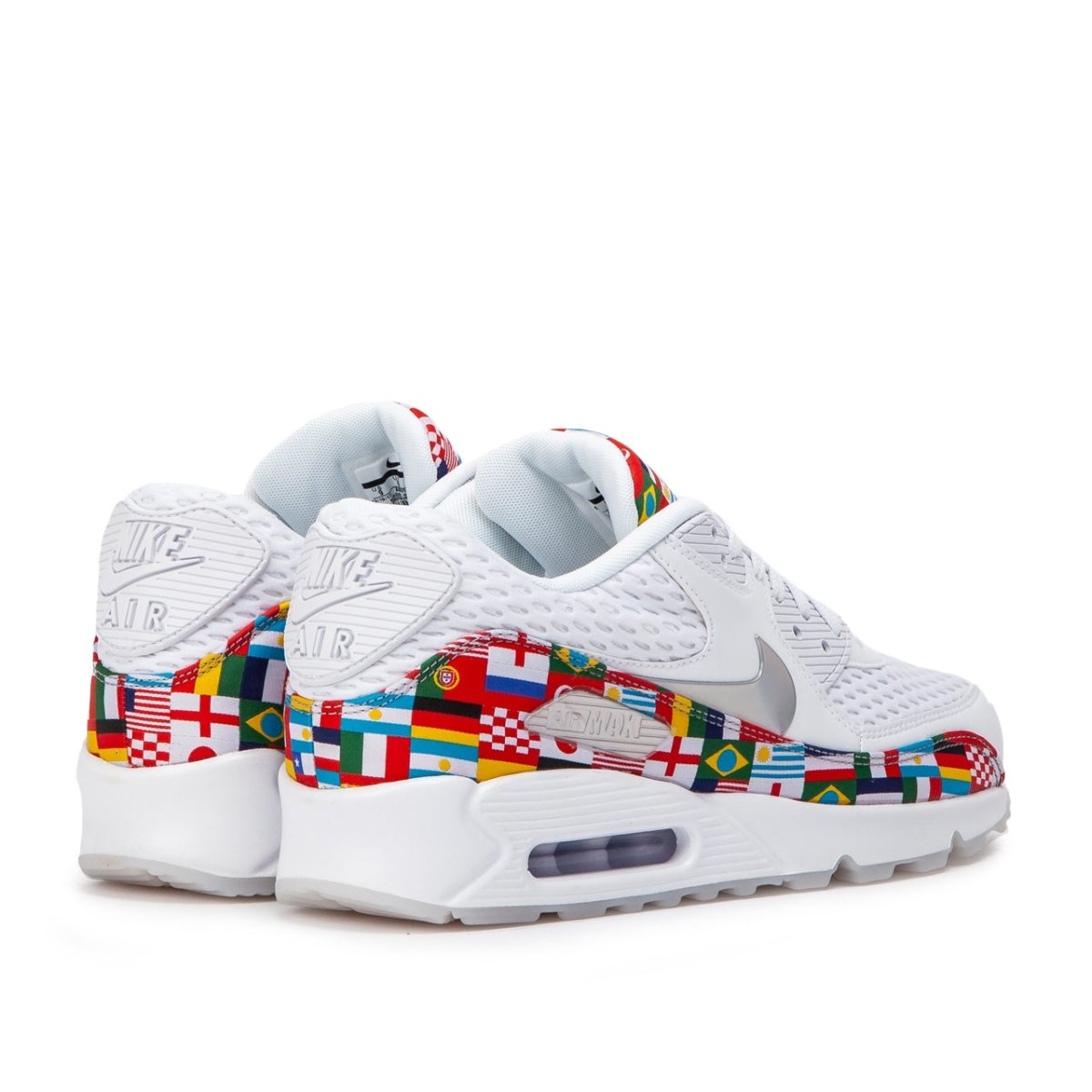 Nike Air Max 90 NIC QS 'International Flag Pack' (White / Multi)  - Allike Store
