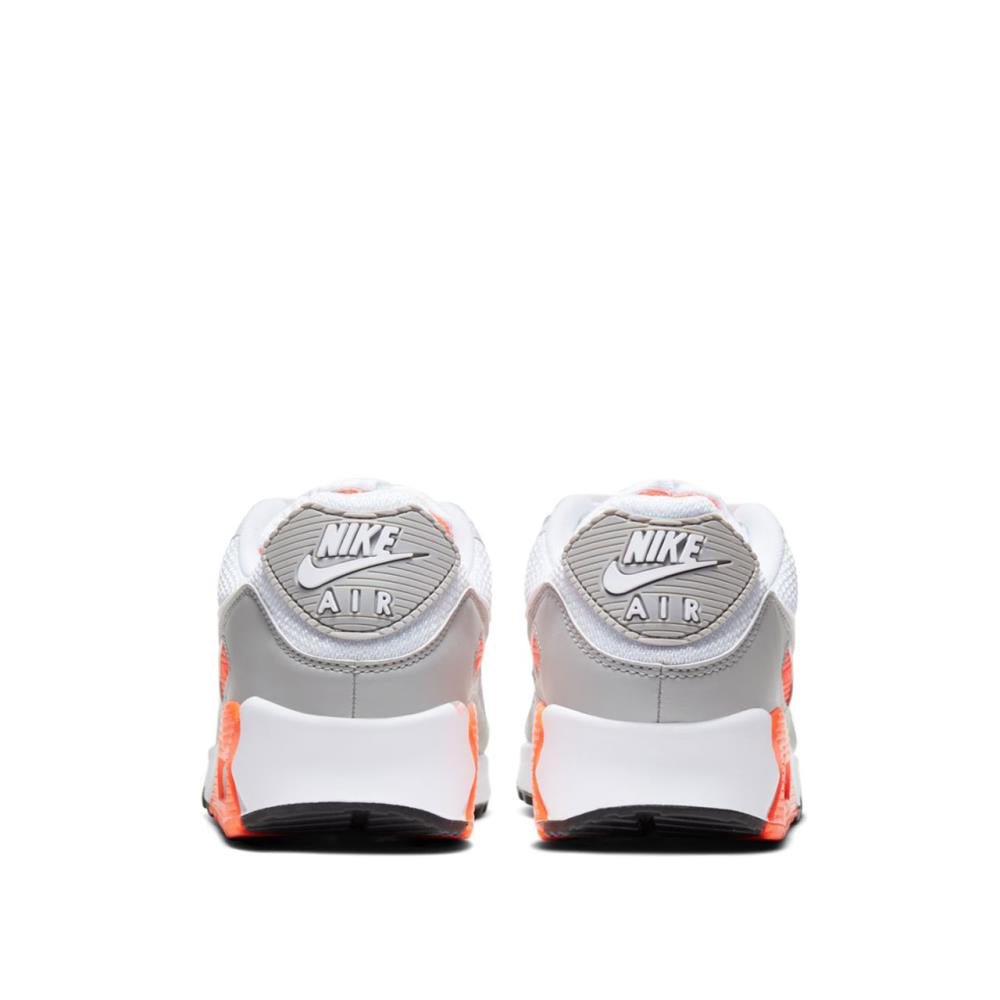 Nike Air Max 90 (Weiß / Grau / Orange) - Allike Store