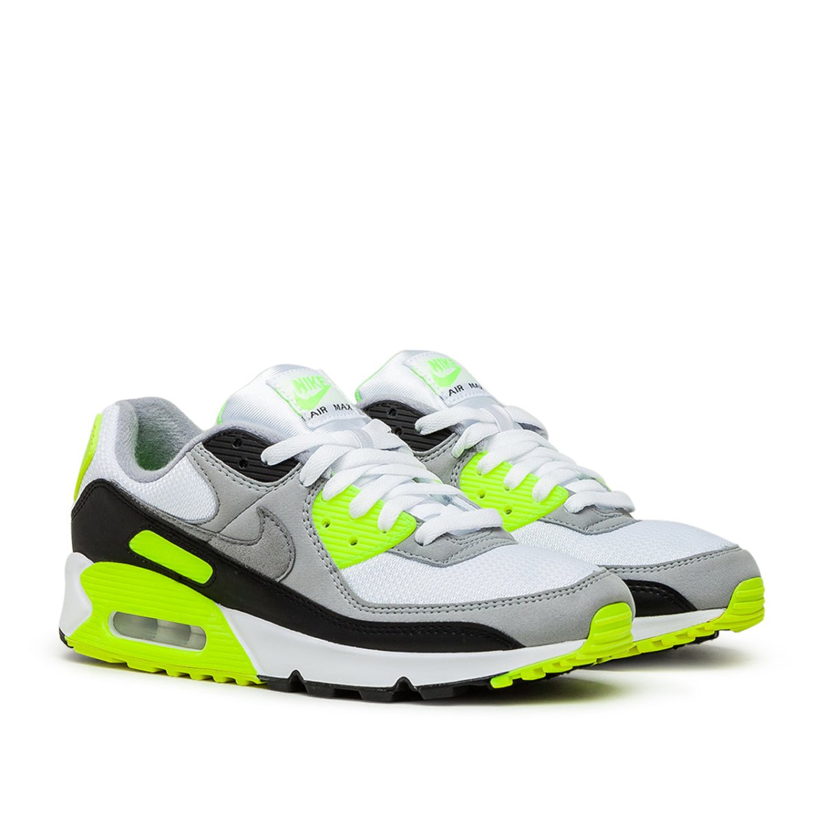 Nike Air Max 90 (Weiß / Neon Gelb) - Allike Store