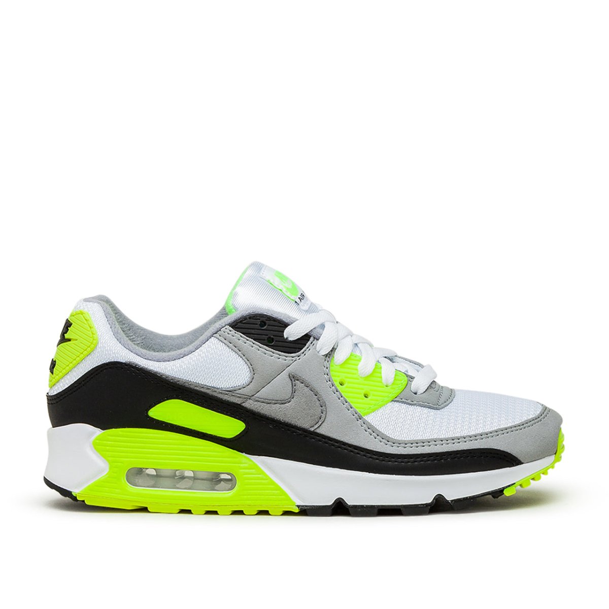 Nike Air Max 90 (Weiß / Neon Gelb) - Allike Store