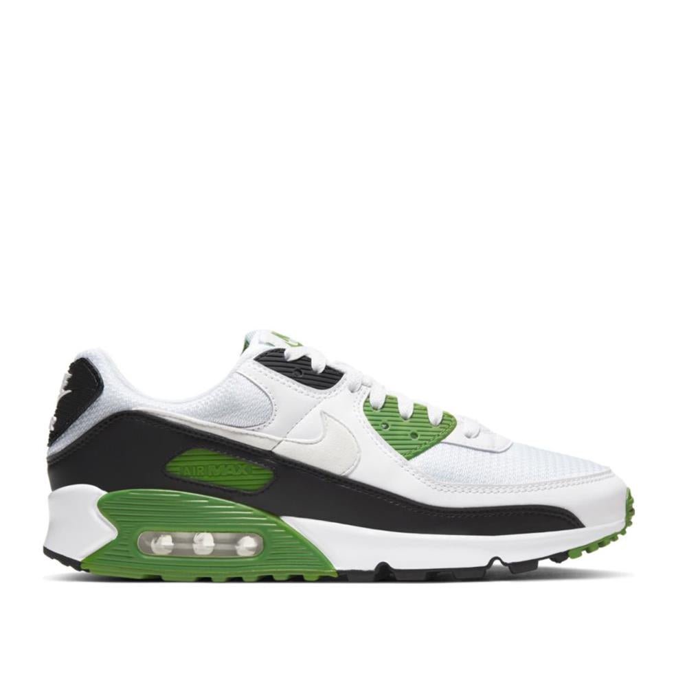 Nike Air Max 90 (Weiß / Schwarz / Grün) - Allike Store