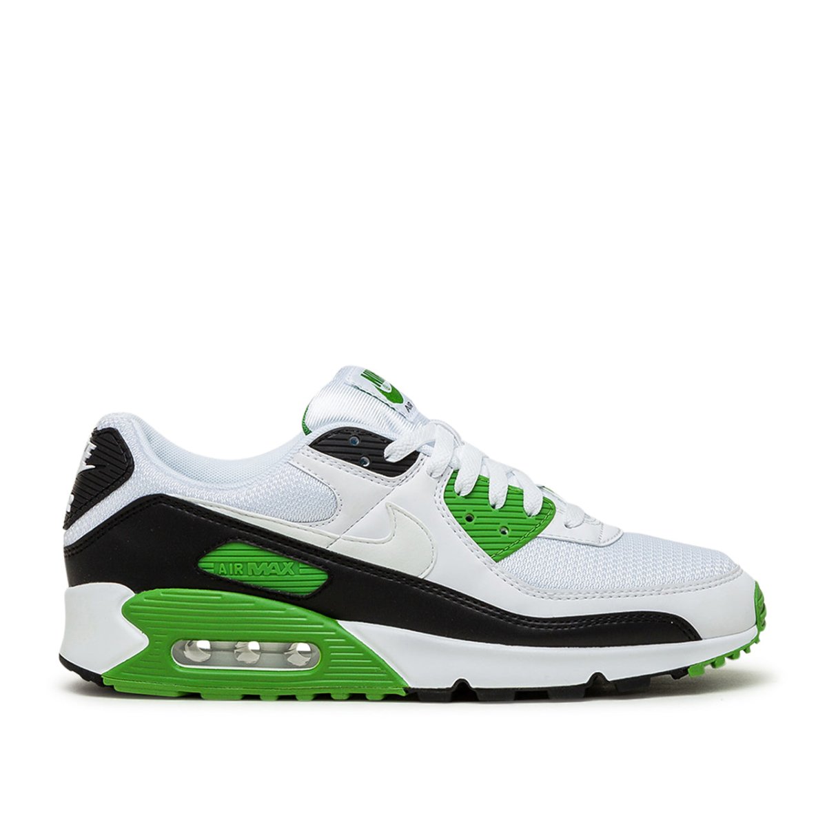 Nike Air Max 90 (Weiß / Schwarz / Grün) - Allike Store