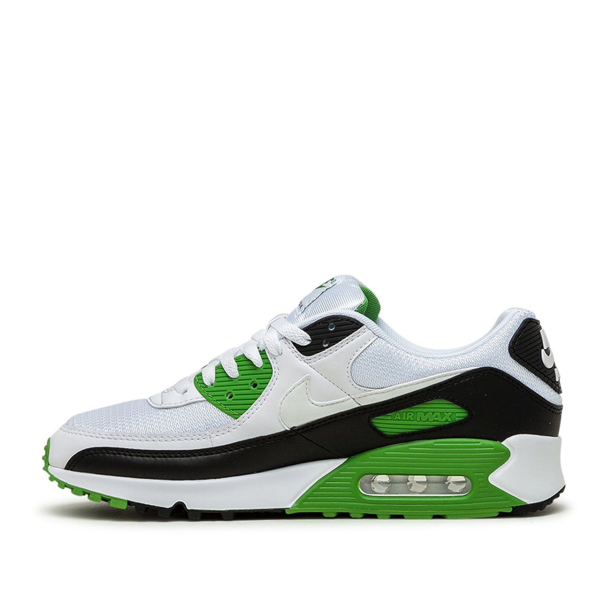 Nike Air Max 90 (Weiß / Schwarz / Grün) - Allike Store