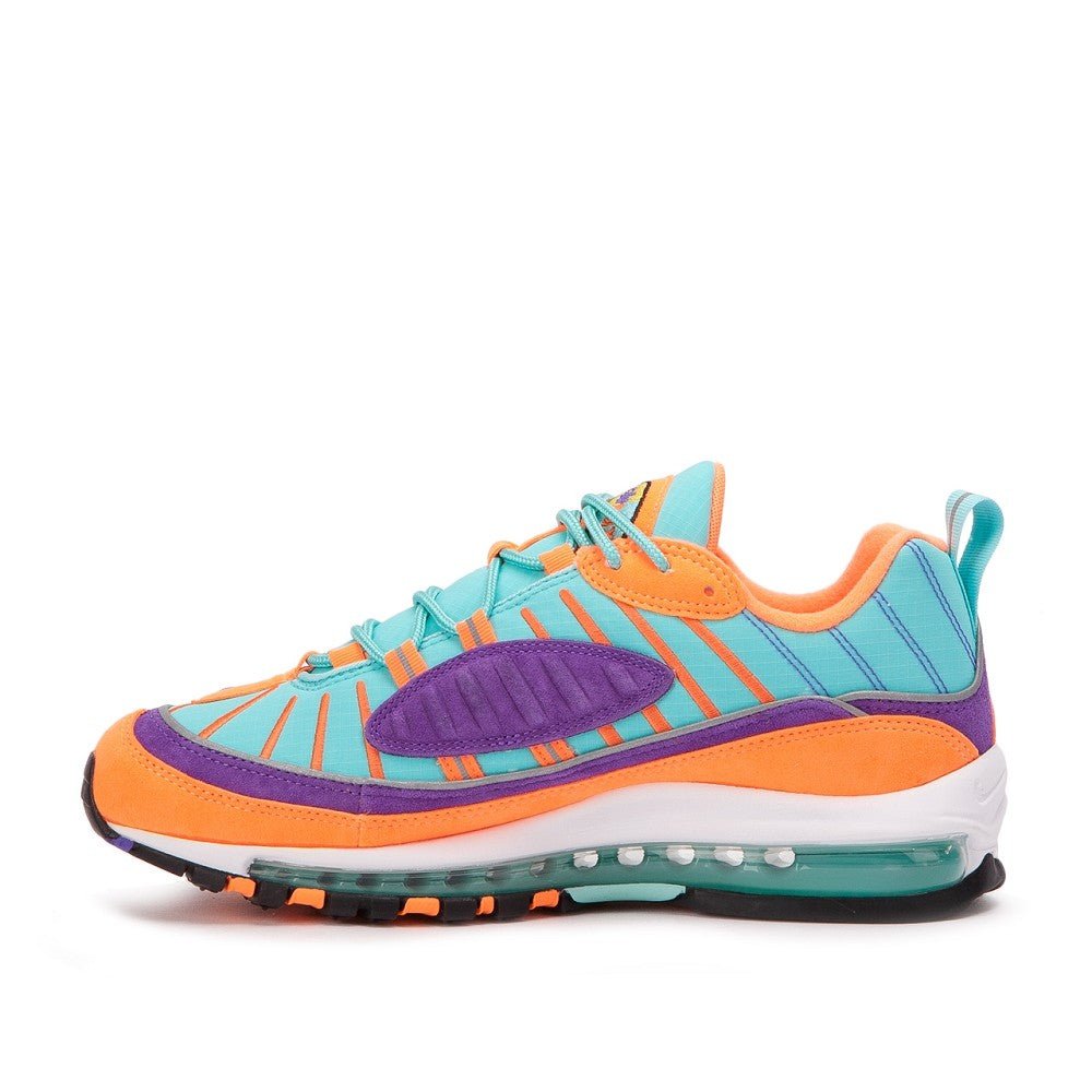 Nike Air Max 98 QS 'Cone' (Türkis / Violet / Orange) - Allike Store