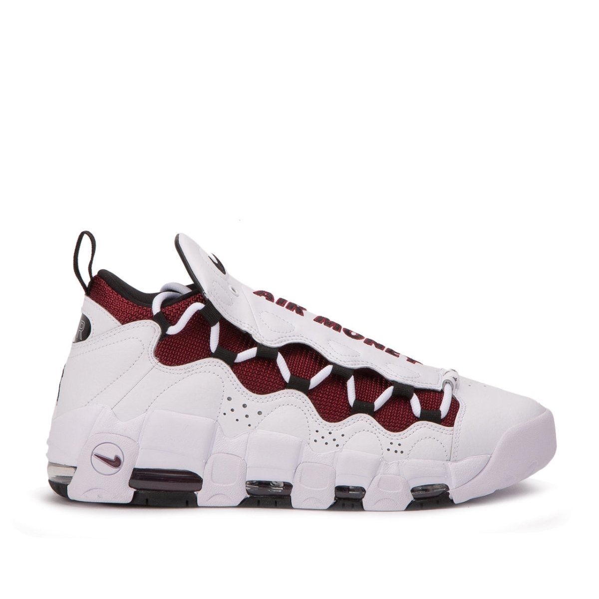 Nike Air More Money (Weiß / Schwarz / Rot) - Allike Store