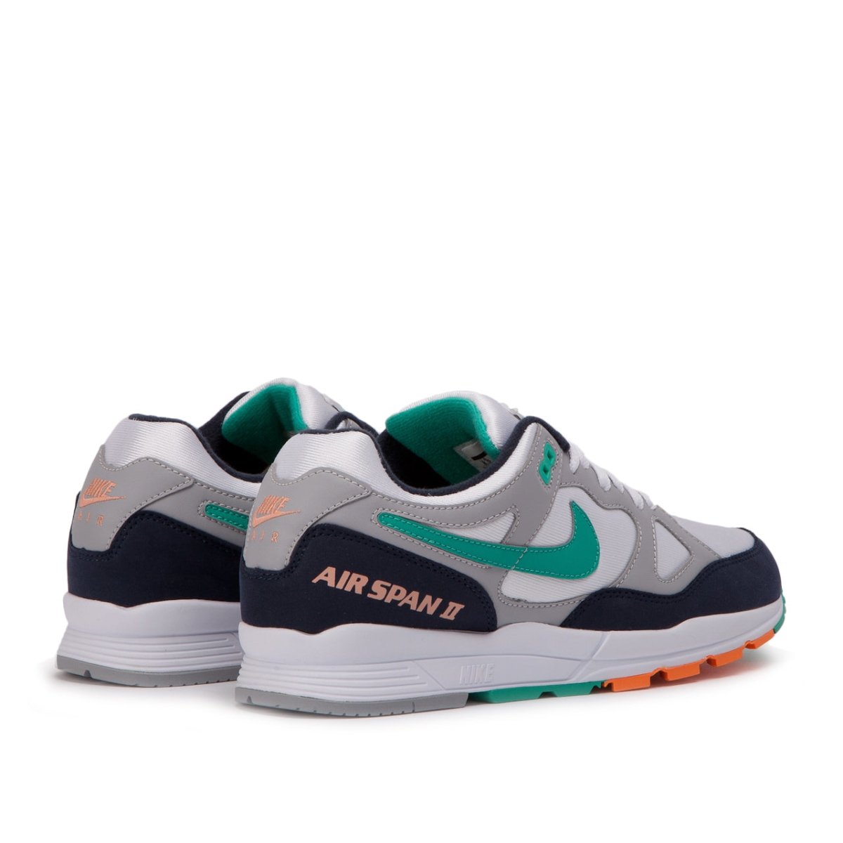 Nike Air Span II (Grau / Grün / Dunkelblau)  - Allike Store