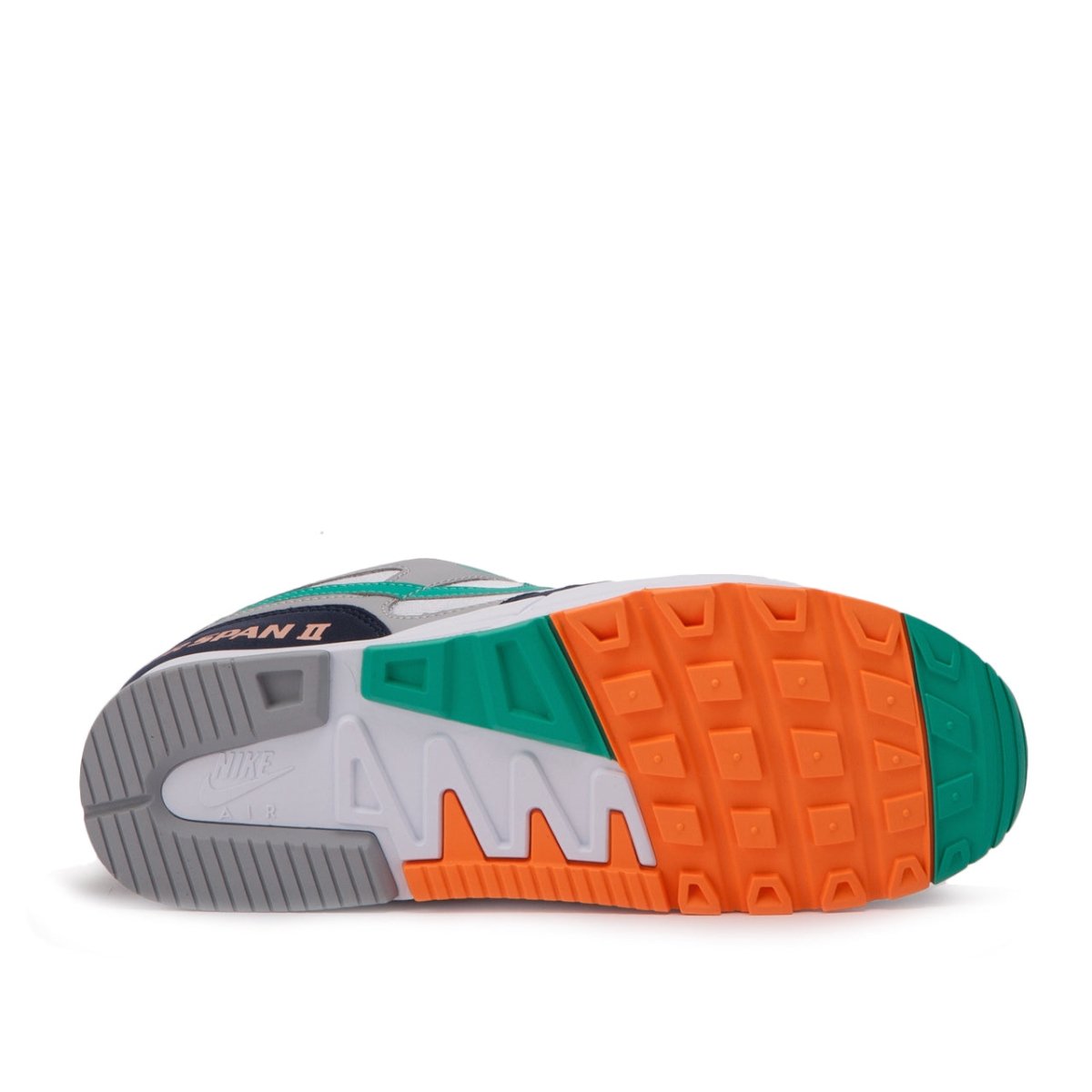 Nike Air Span II (Grau / Grün / Dunkelblau)  - Allike Store