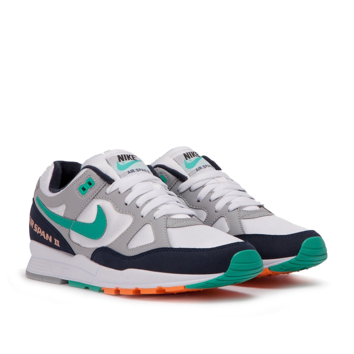 Nike Air Span II (Grau / Grün / Dunkelblau)  - Allike Store