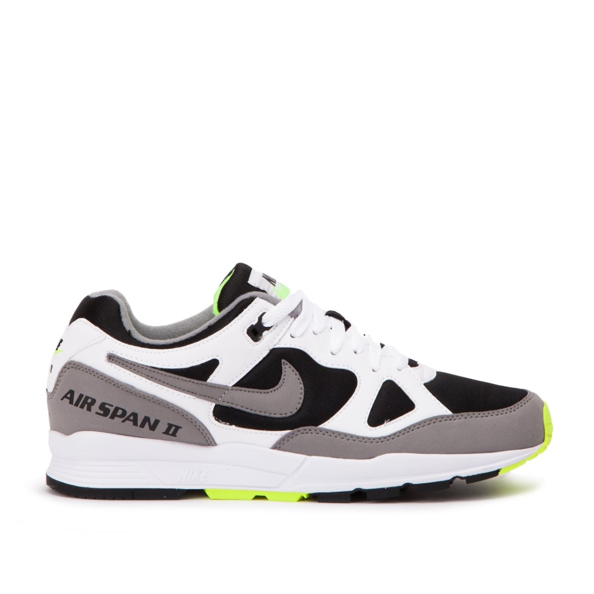 Nike Air Span II (Weiß / Grau / Neongelb) - Allike Store