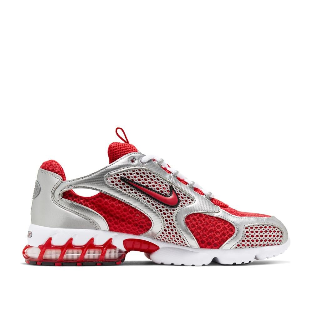 Nike Air Zoom Spiridon Cage 2 (Rot / Weiß / Silber) - Allike Store
