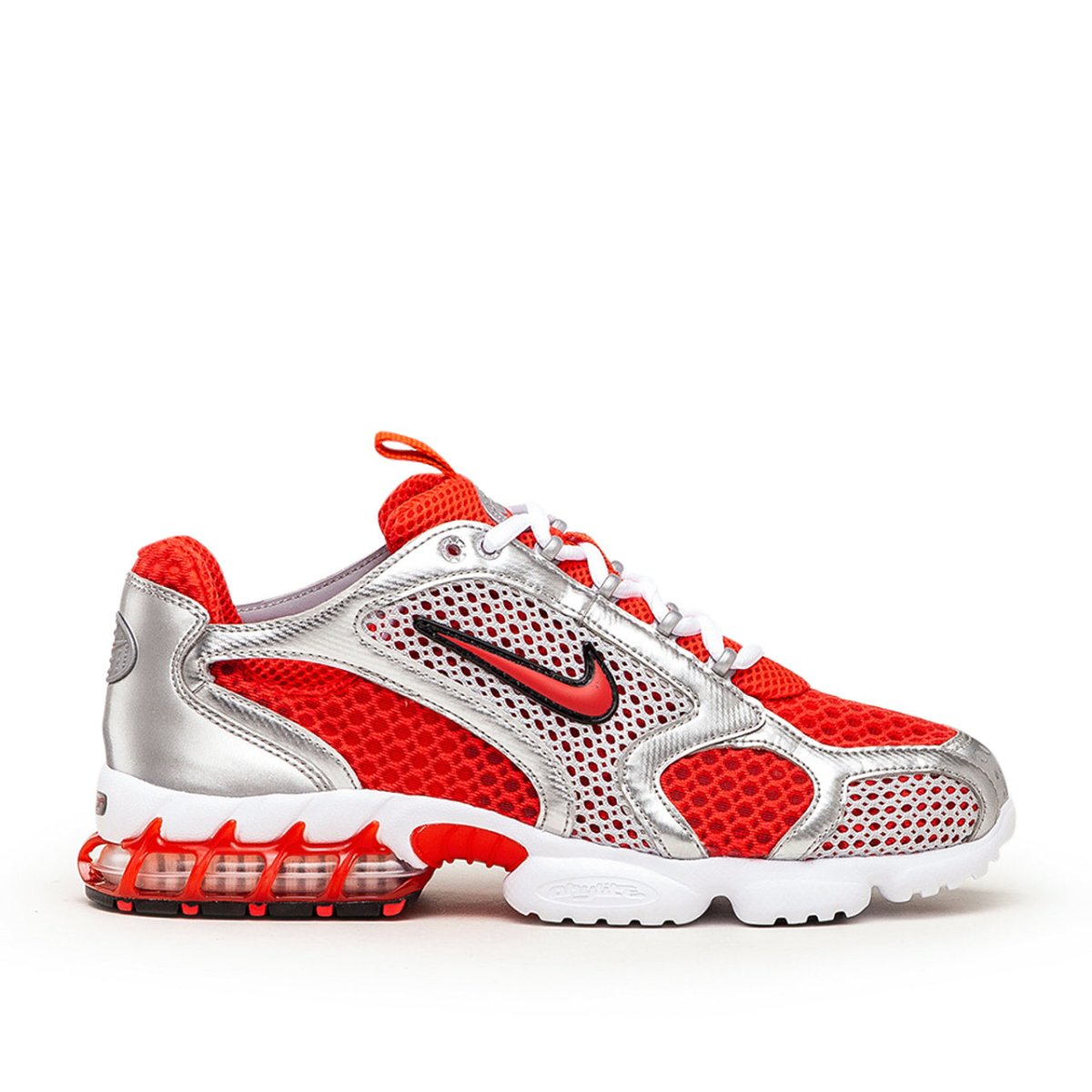 Nike Air Zoom Spiridon Cage 2 (Rot / Weiß / Silber) - Allike Store