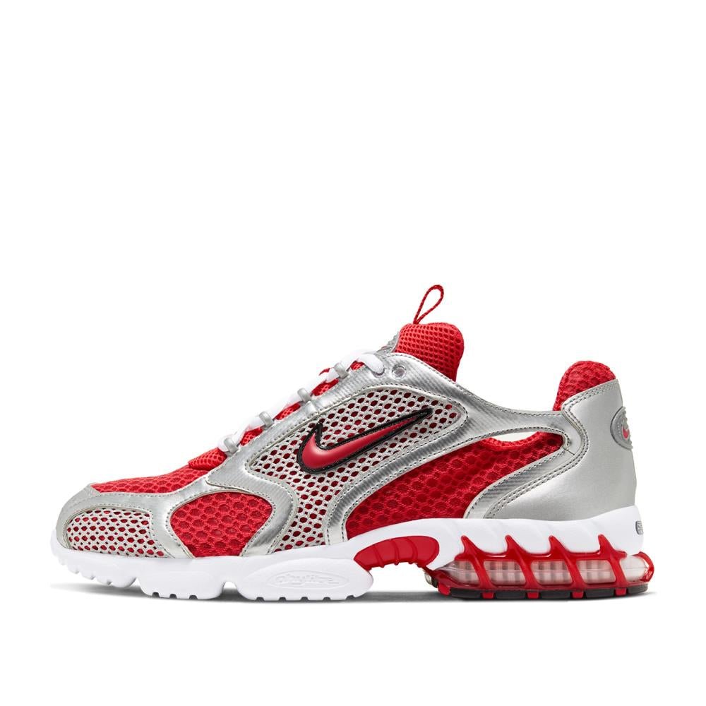 Nike Air Zoom Spiridon Cage 2 (Rot / Weiß / Silber) - Allike Store