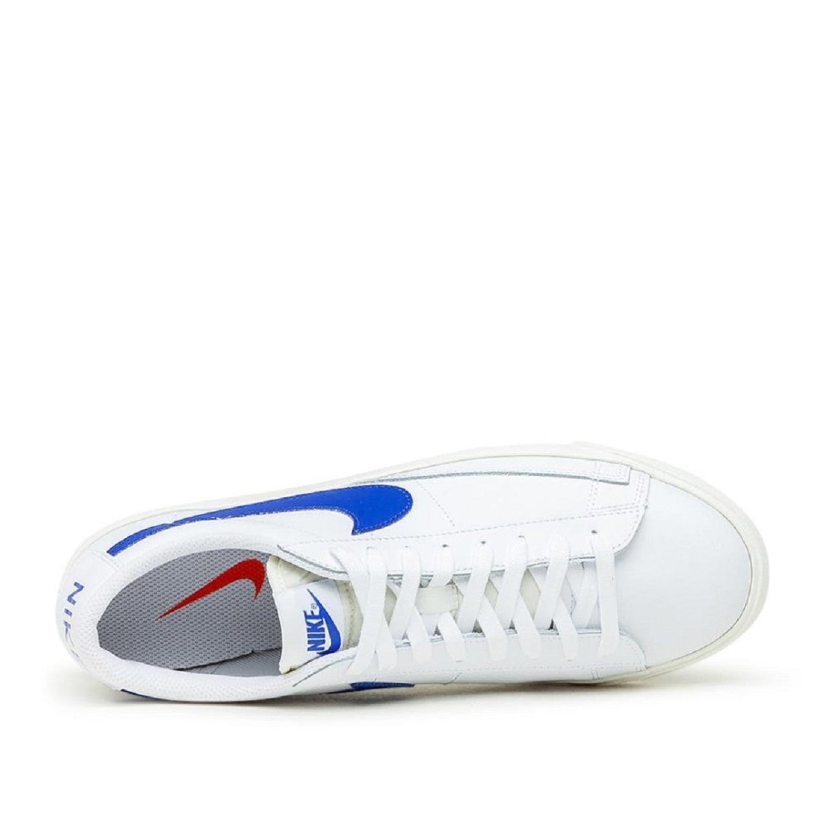 Nike Blazer Low Leather (Weiß / Blau)  - Allike Store