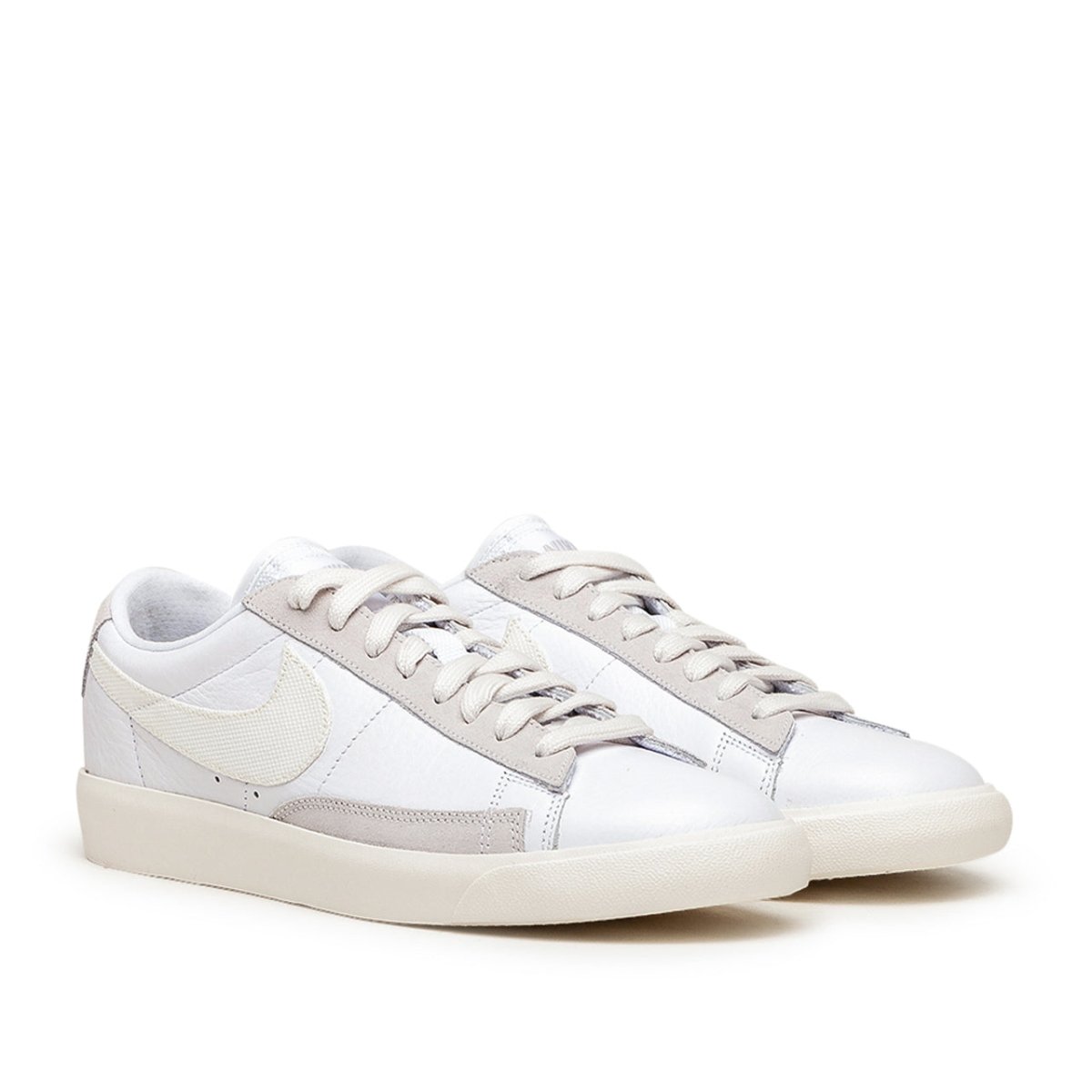 Nike Blazer Low Leather (Weiß / Grau) - Allike Store