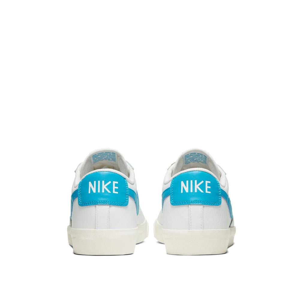 Nike Blazer Low Leather (Weiß / Hellblau) - Allike Store