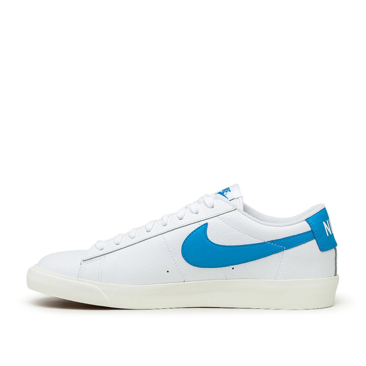 Nike Blazer Low Leather (Weiß / Hellblau) - Allike Store