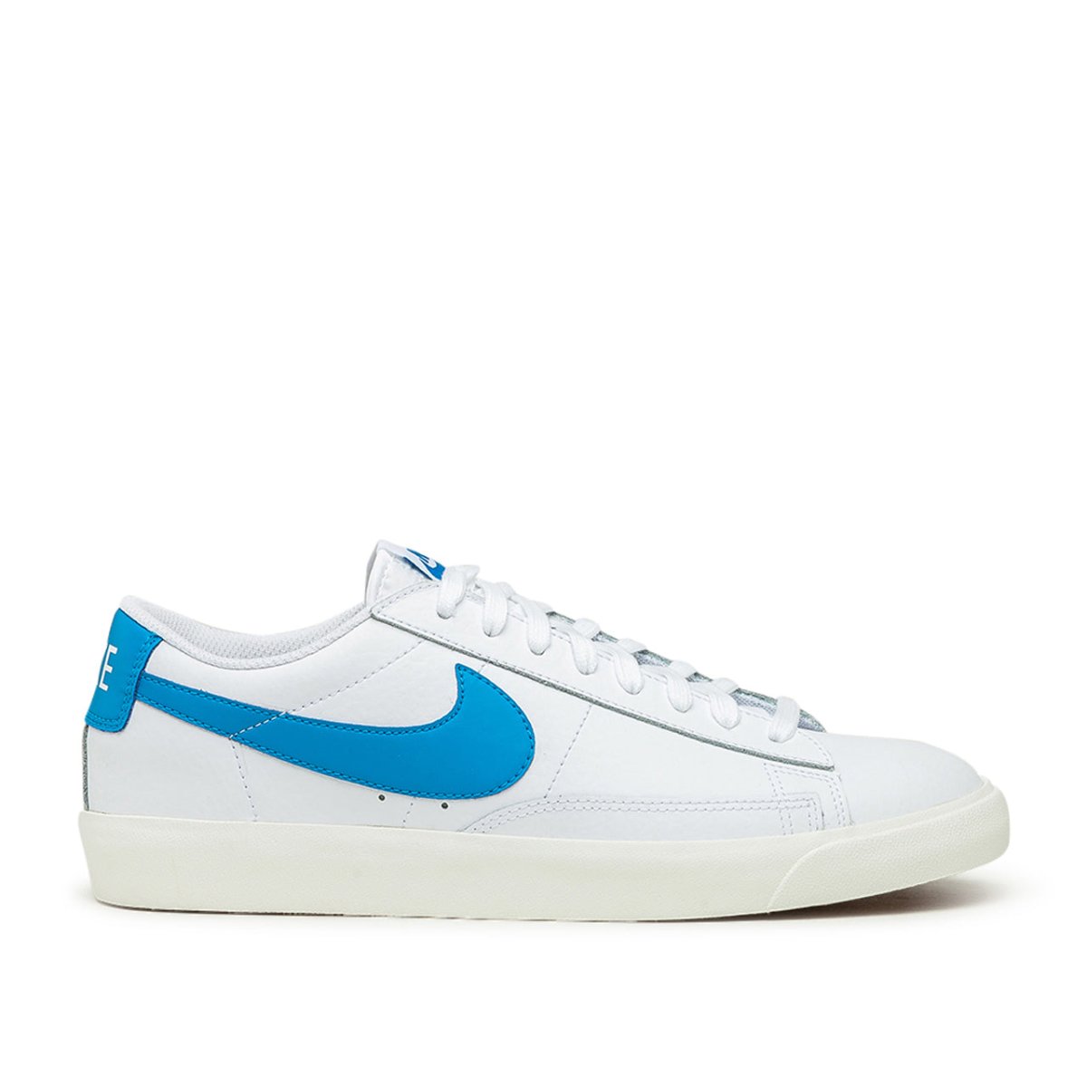 Nike Blazer Low Leather (Weiß / Hellblau) - Allike Store