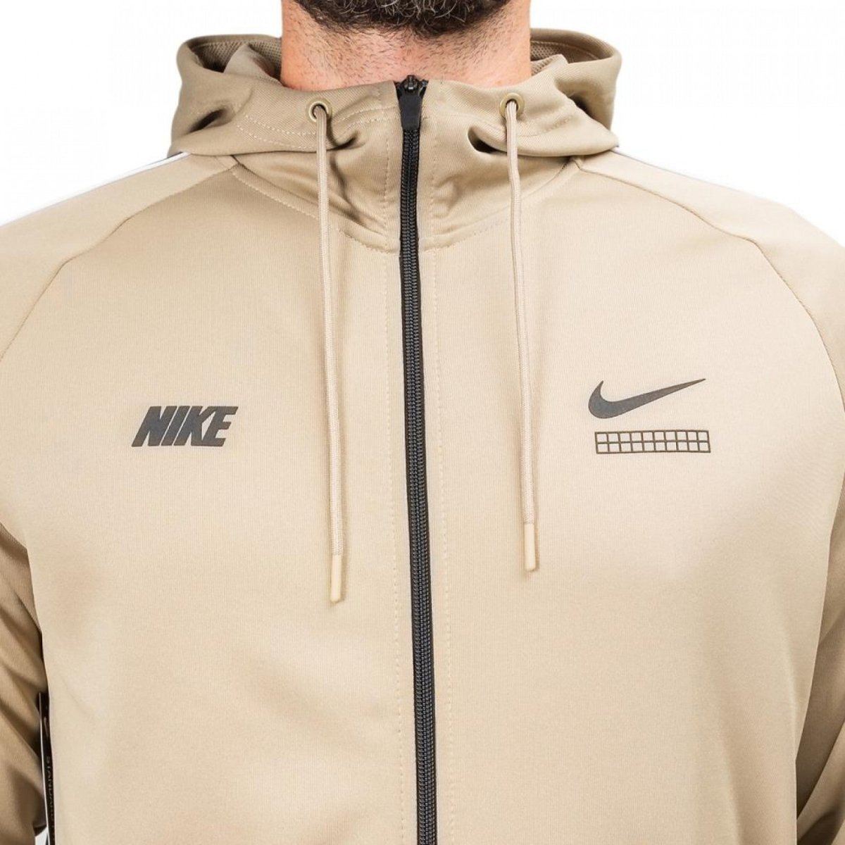 Nike DNA PK Full Zip Jacket (Khaki / Schwarz) - Allike Store