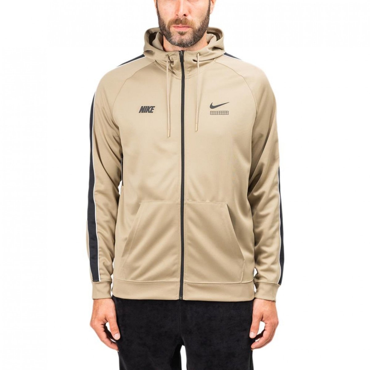 Nike DNA PK Full Zip Jacket (Khaki / Schwarz) - Allike Store