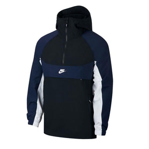 Nike Hooded Woven Jacket (Schwarz / Navy) - Allike Store