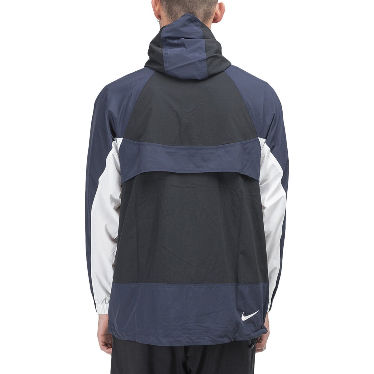 Nike Hooded Woven Jacket (Schwarz / Navy) - Allike Store
