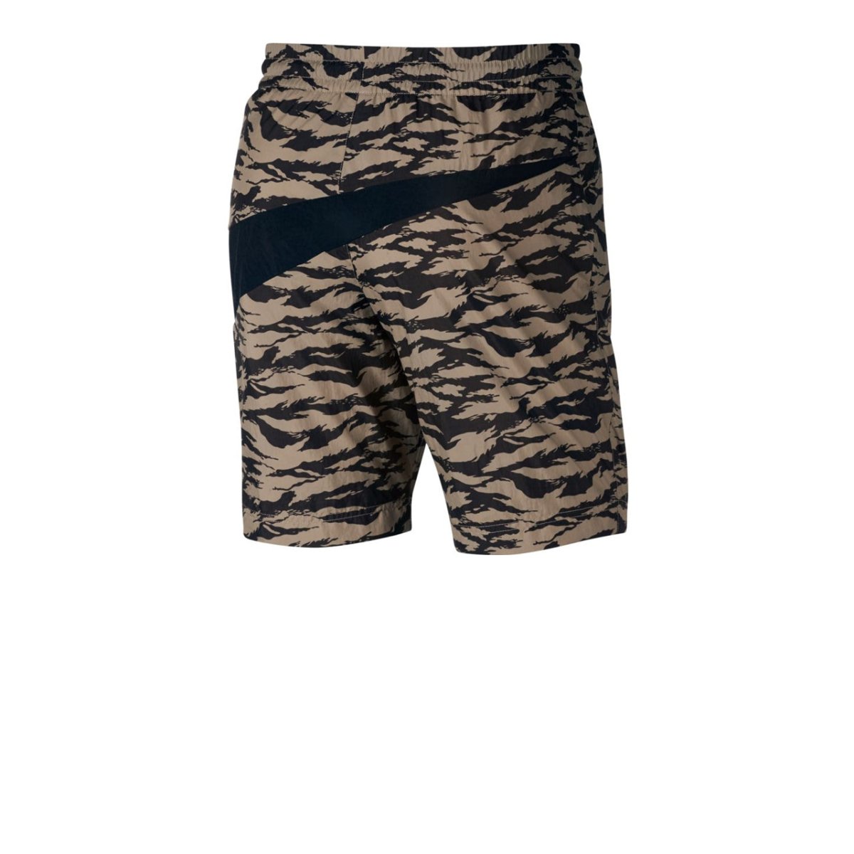 Nike NSW Printed Swoosh Woven Shorts (Khaki / Schwarz) - Allike Store