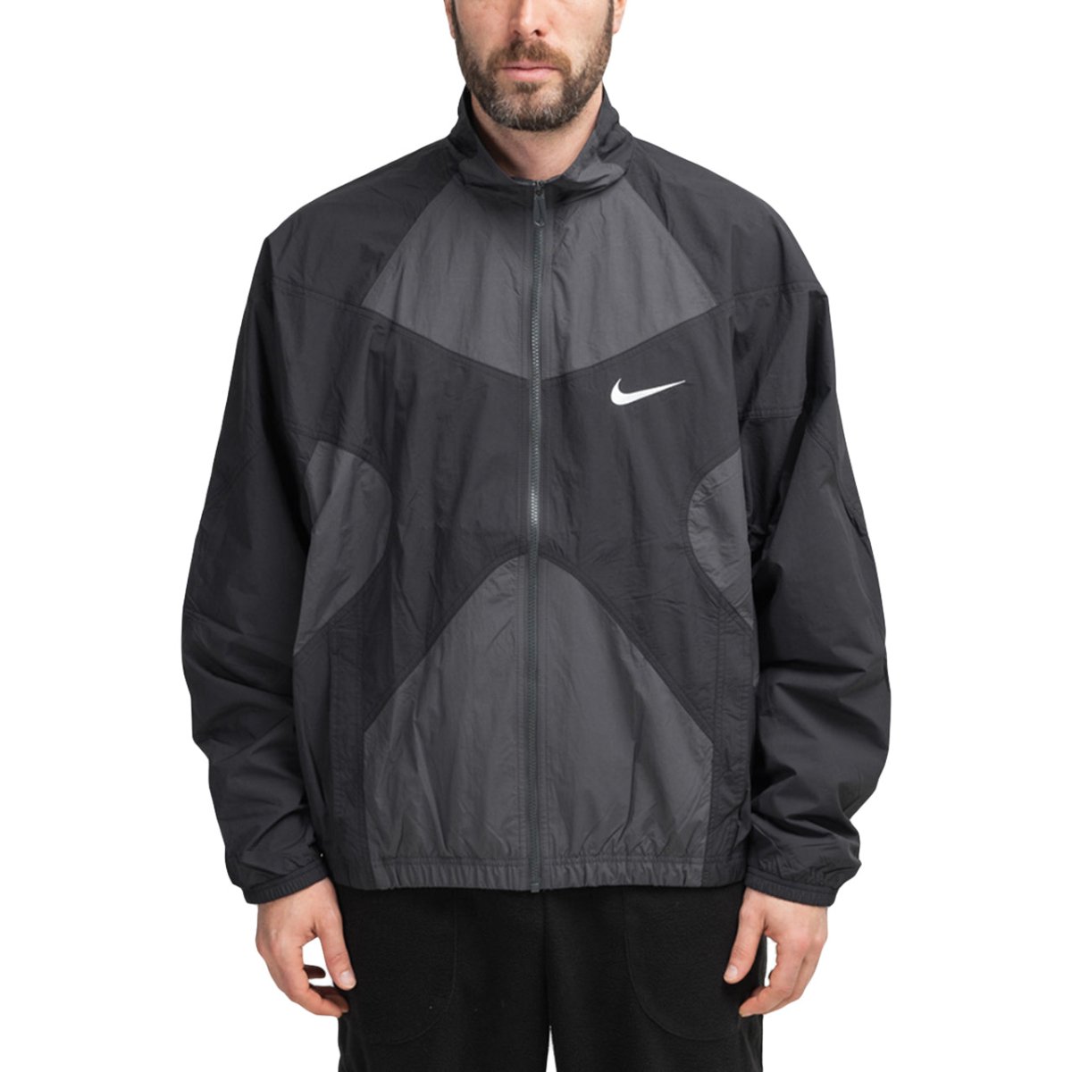 Nike NSW Re-Issue Woven Jacket (Schwarz / Anthrazit)  - Allike Store