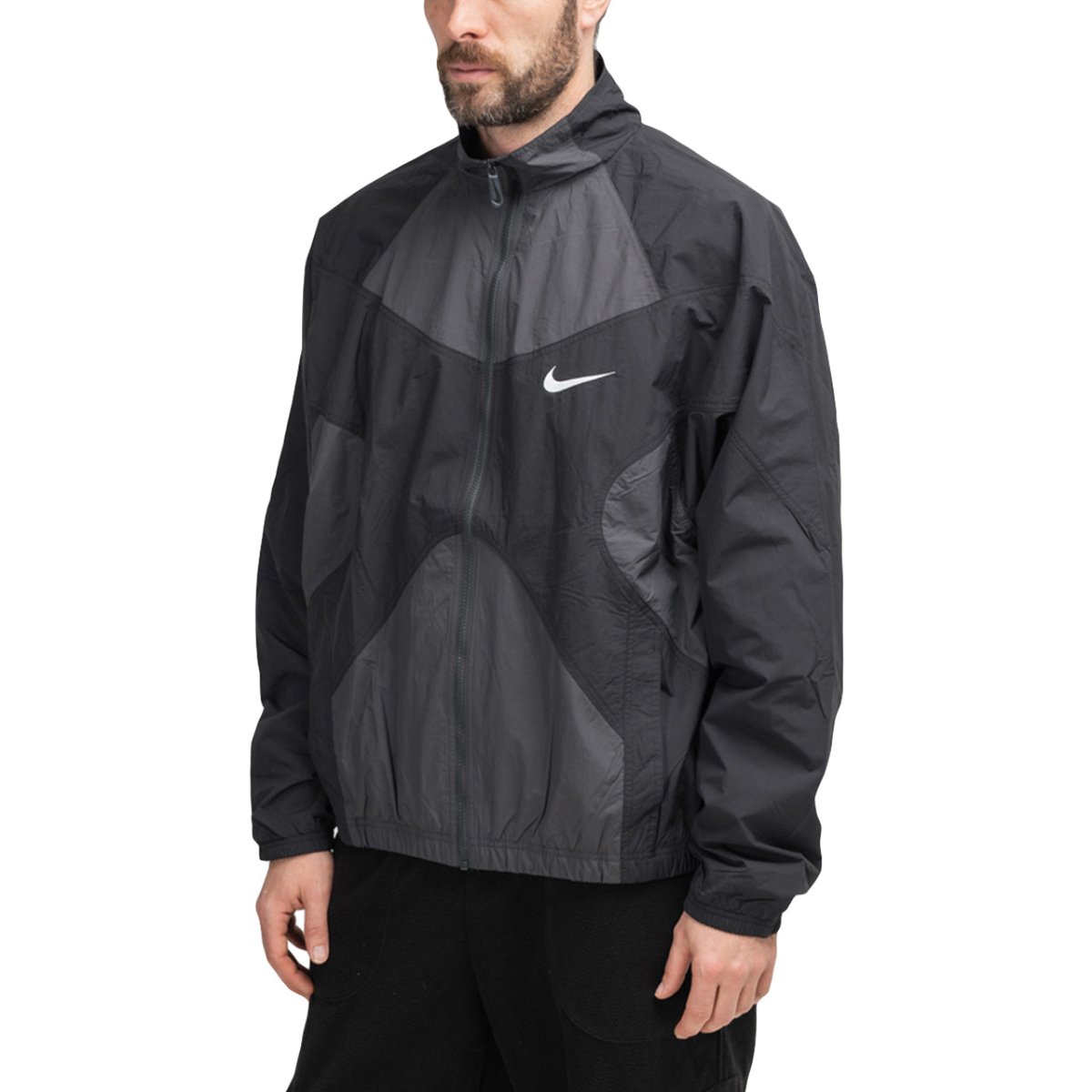 Nike NSW Re-Issue Woven Jacket (Schwarz / Anthrazit)  - Allike Store
