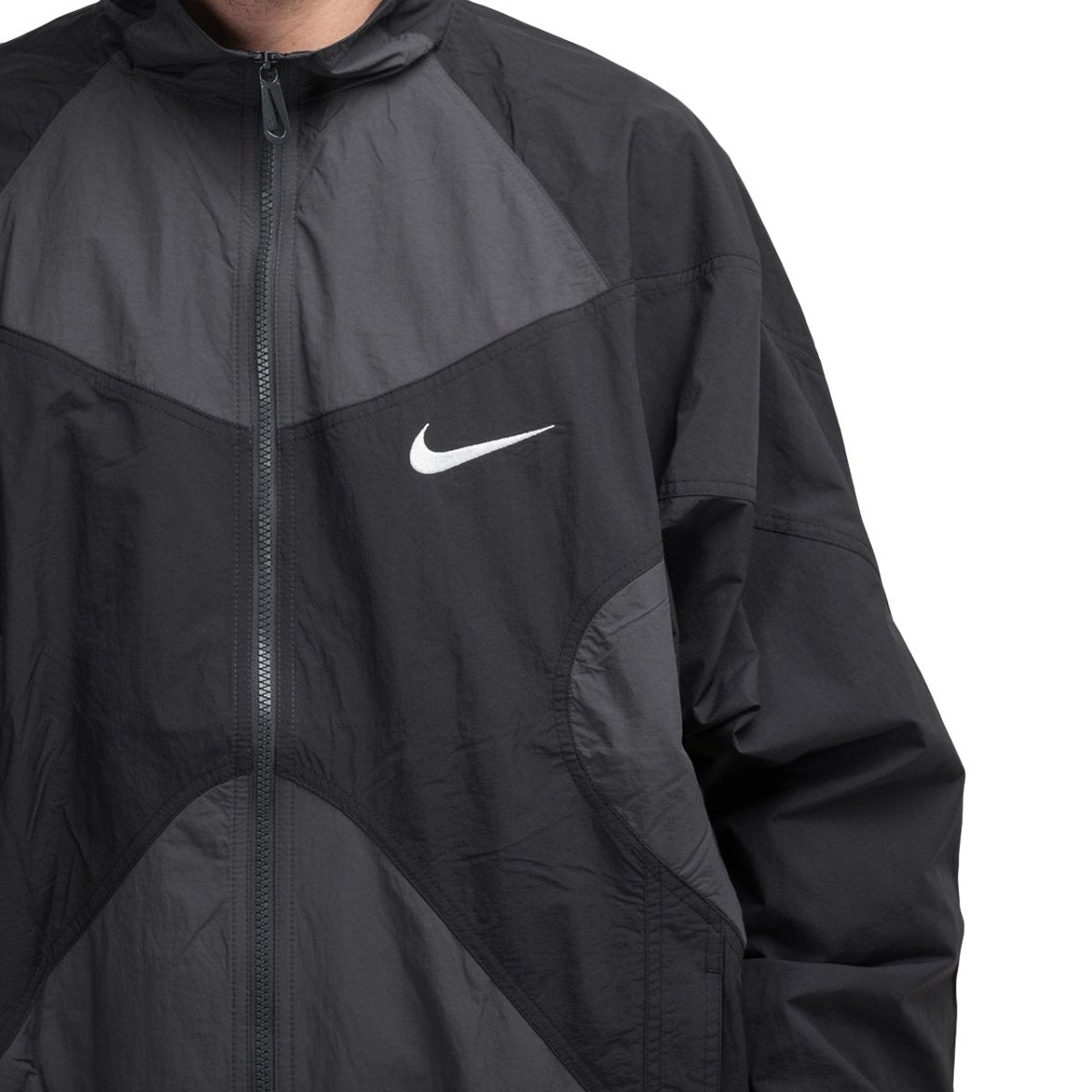 Nike NSW Re-Issue Woven Jacket (Schwarz / Anthrazit)  - Allike Store