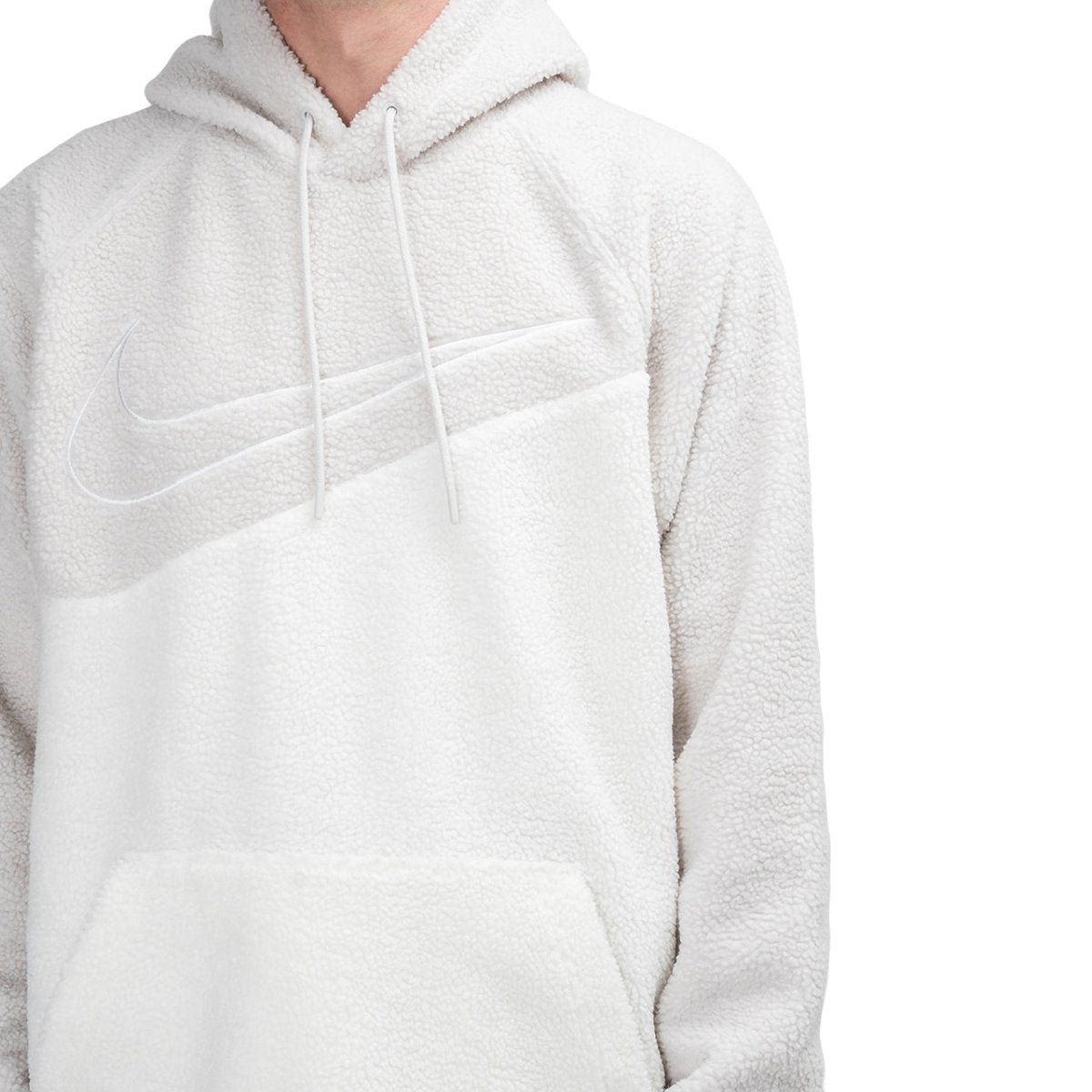 Nike NSW Sherpa Swoosh Hoodie (Weiß) - Allike Store