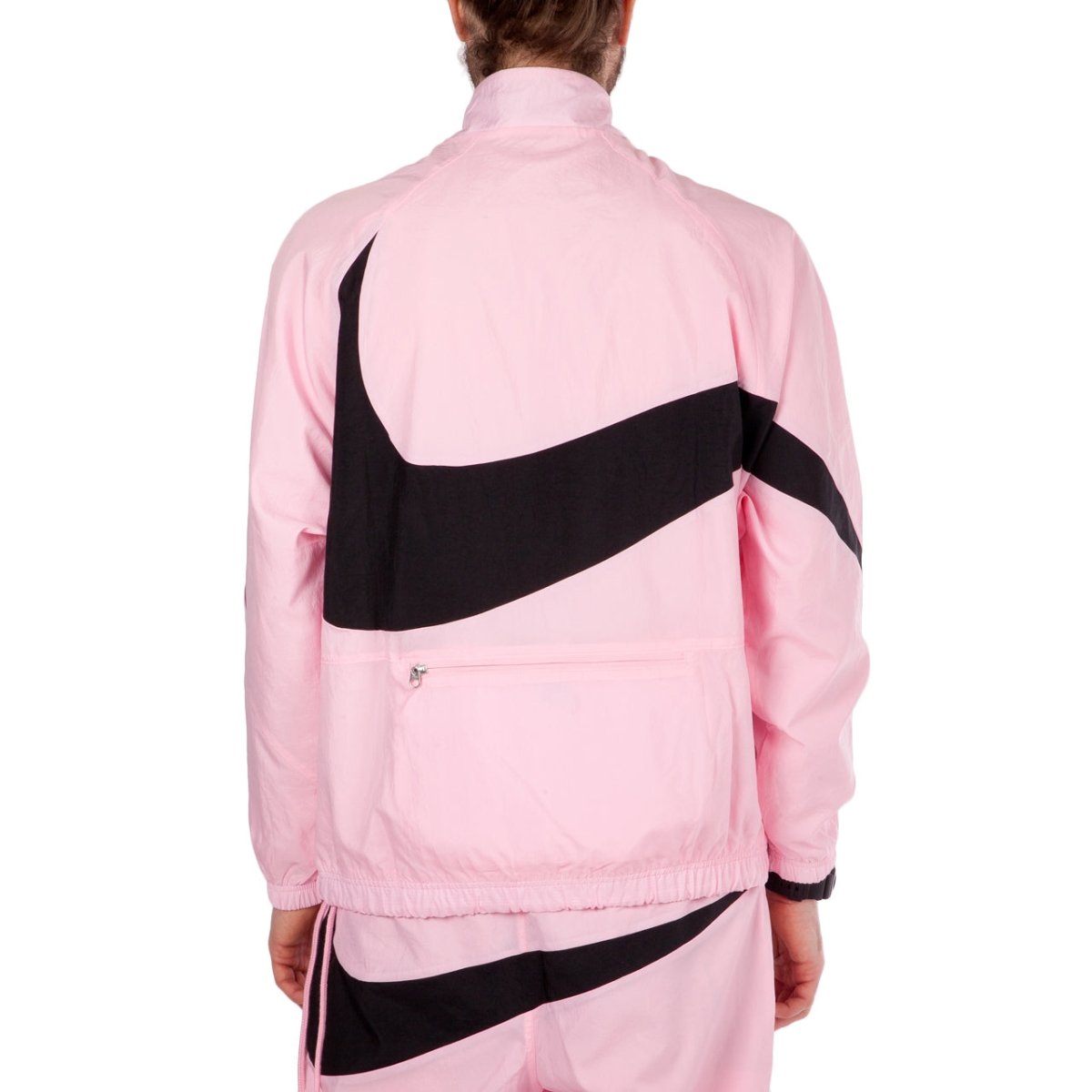 Nike NSW Swoosh Woven Halfzip Jacket (Pink / Black) - Allike Store