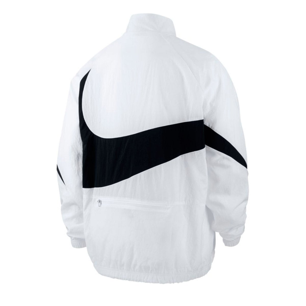 Nike NSW Swoosh Woven Halfzip Jacket (Weiß / Schwarz) - Allike Store