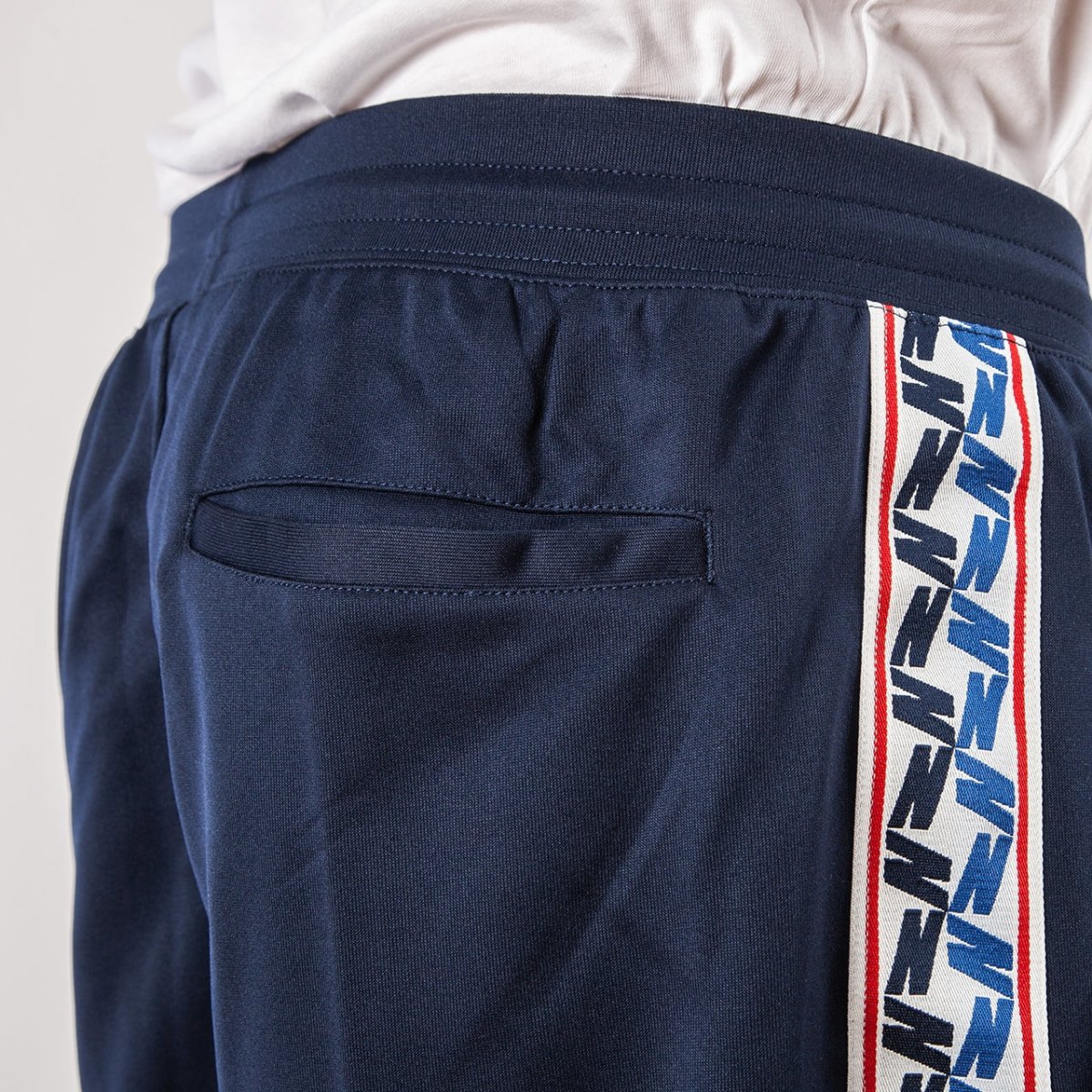 Nike NSW Taped Poly Shorts (Dunkelblau / Weiß) - Allike Store