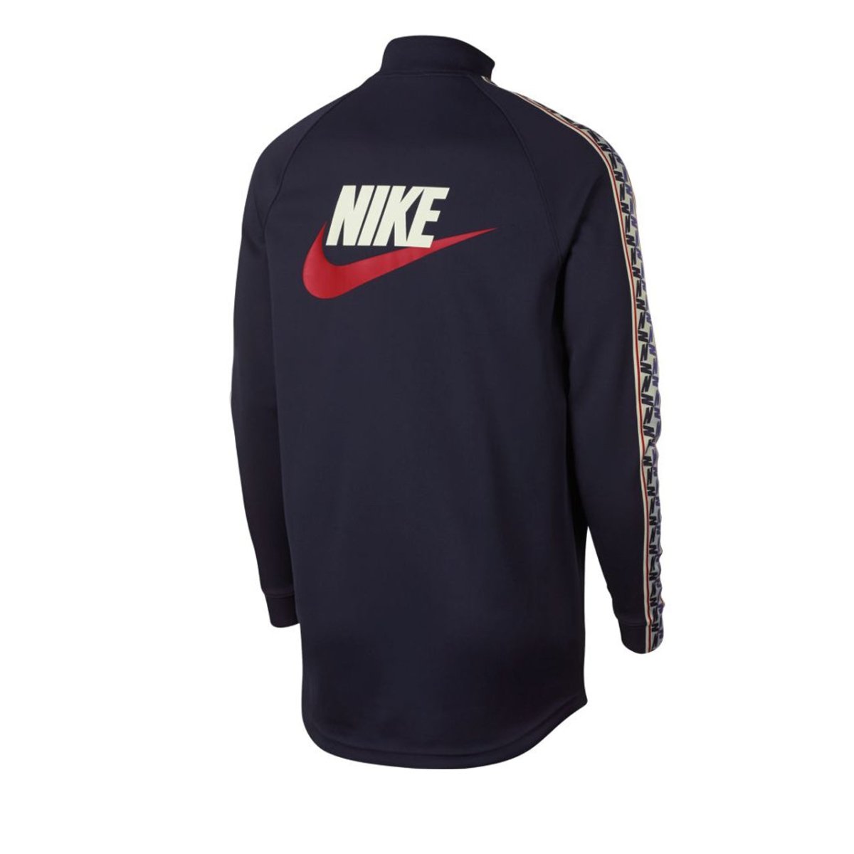 Nike NSW Taped Track Jacket Poly (Dunkelblau / Weißl)  - Allike Store