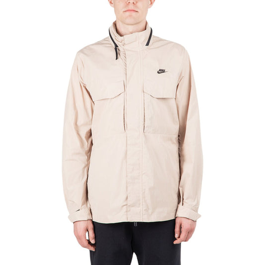 nike premium essentials hooded m65 jacket beige 747726
