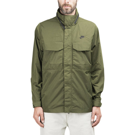 nike premium essentials hooded m65 jacket grun 122541