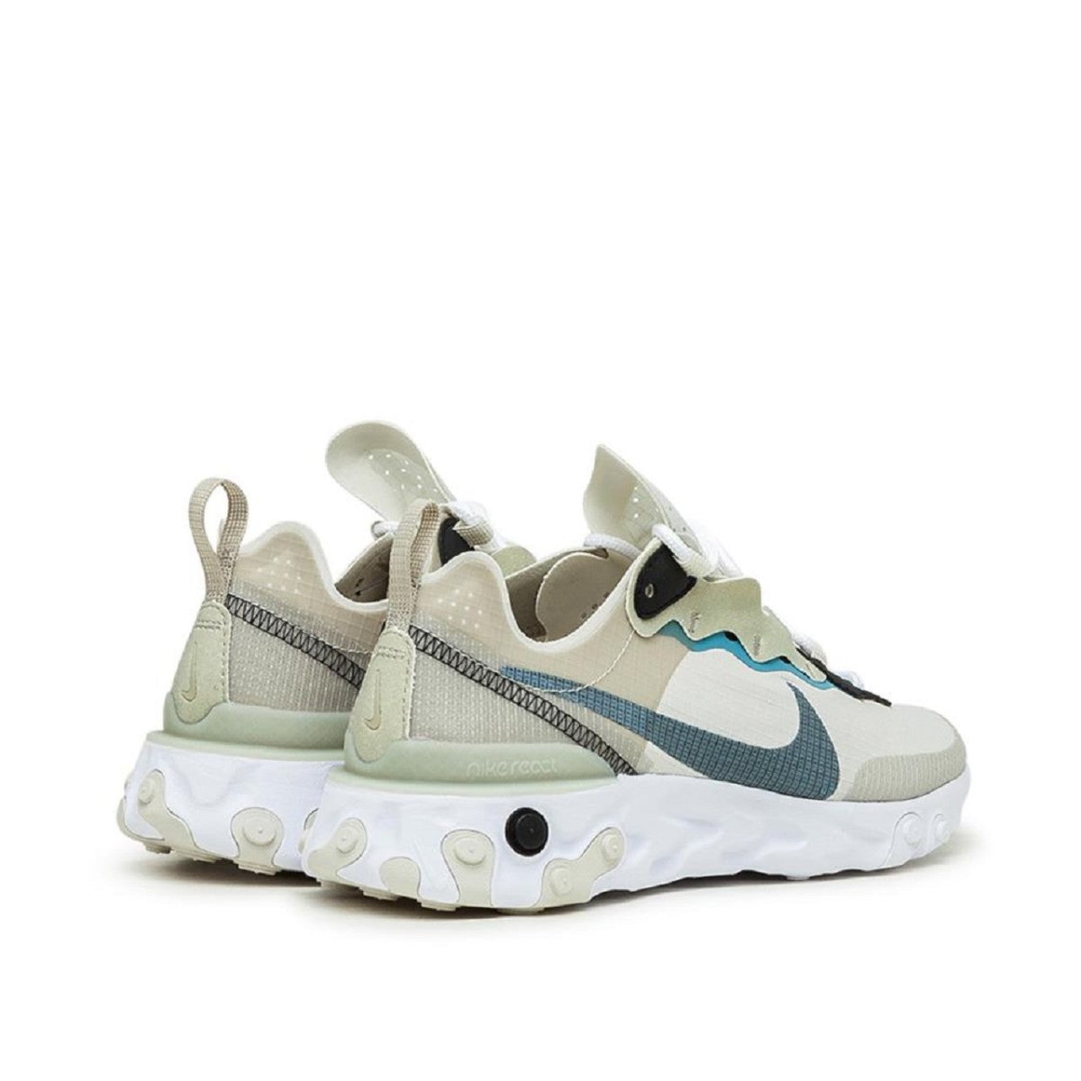 Nike React Element 55 (Beige / Schwarz / Blau) - Allike Store