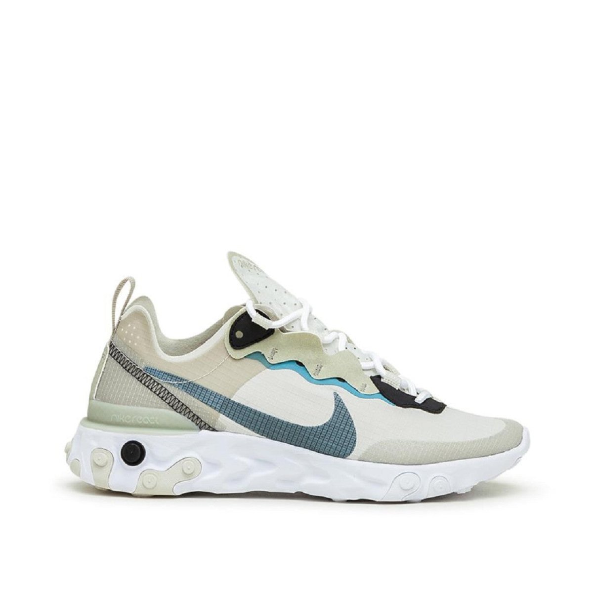 Nike React Element 55 (Beige / Schwarz / Blau) - Allike Store