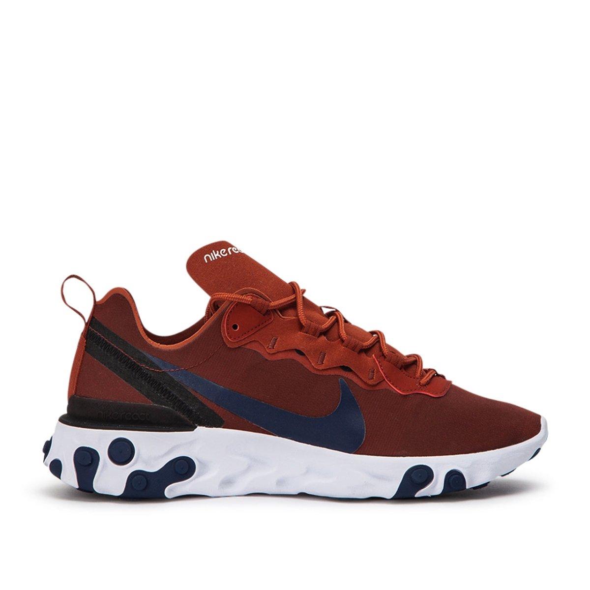 Nike react element 2025 55 burgundy