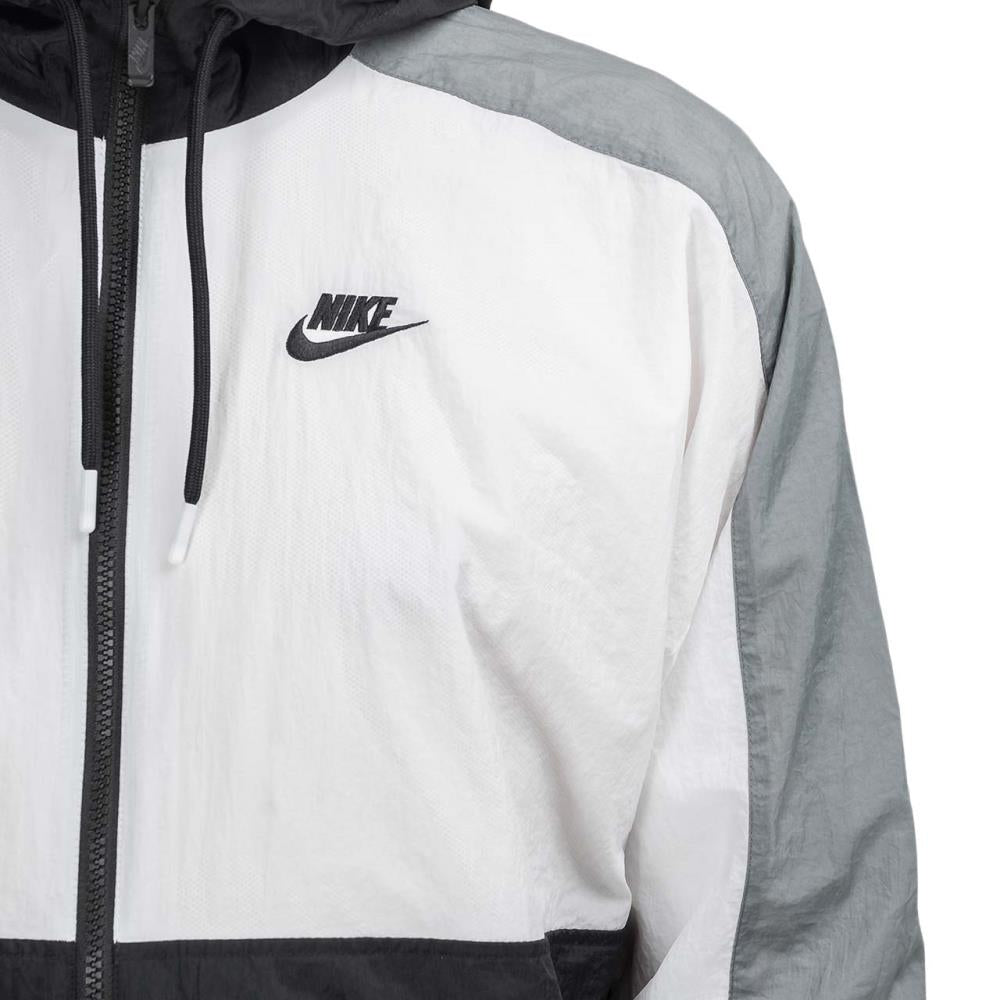 Nike Retro Woven Jacket (Schwarz / Weiß / Grau) - Allike Store