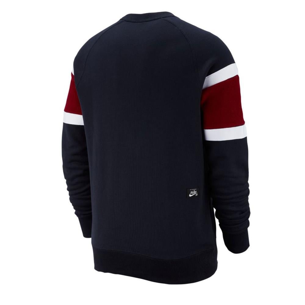 Nike SB Everett Crewneck (Navy / Rot)  - Allike Store
