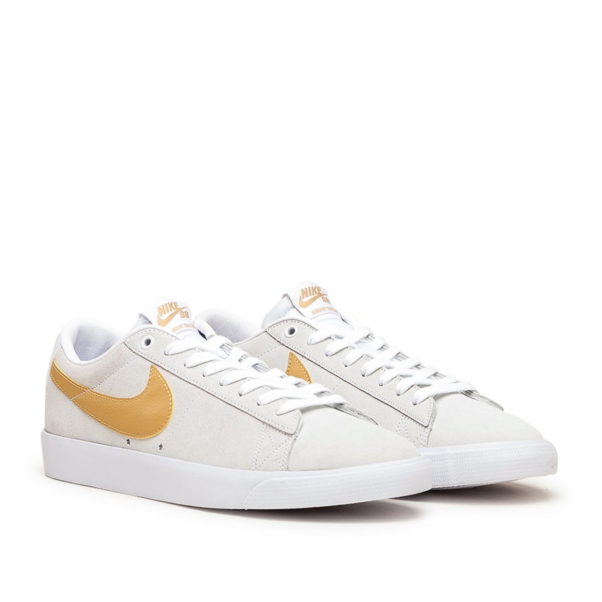 Nike SB Zoom Blazer Low GT (Weiß / Grau / Gelb) - Allike Store