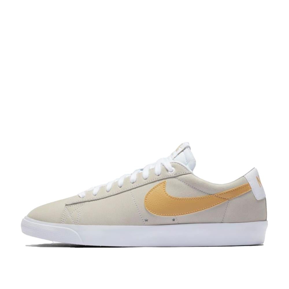 Nike SB Zoom Blazer Low GT (Weiß / Grau / Gelb) - Allike Store