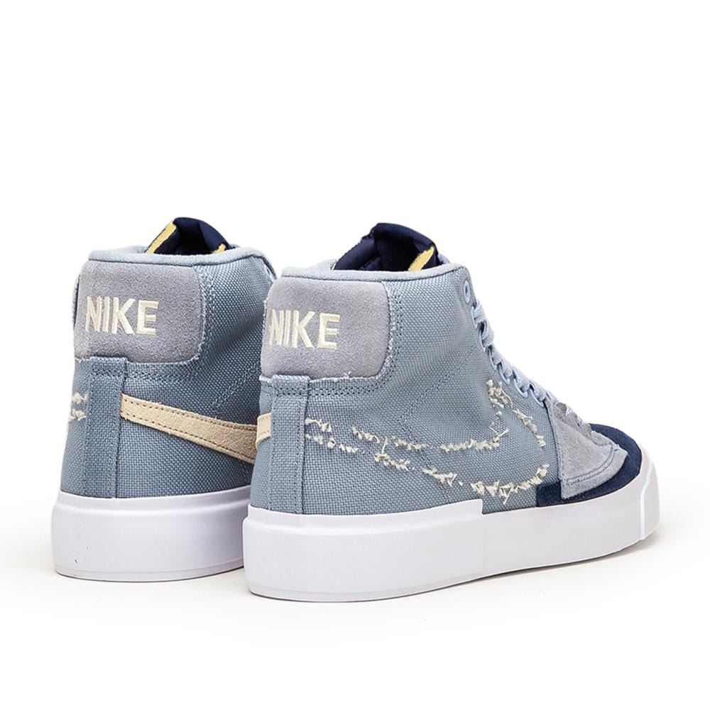 Nike SB Zoom Blazer Mid Edge (Blaugrau / Navy / Beige) - Allike Store