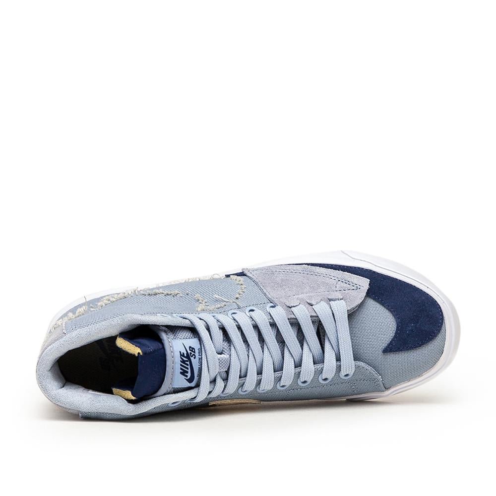 Nike SB Zoom Blazer Mid Edge (Blaugrau / Navy / Beige) - Allike Store