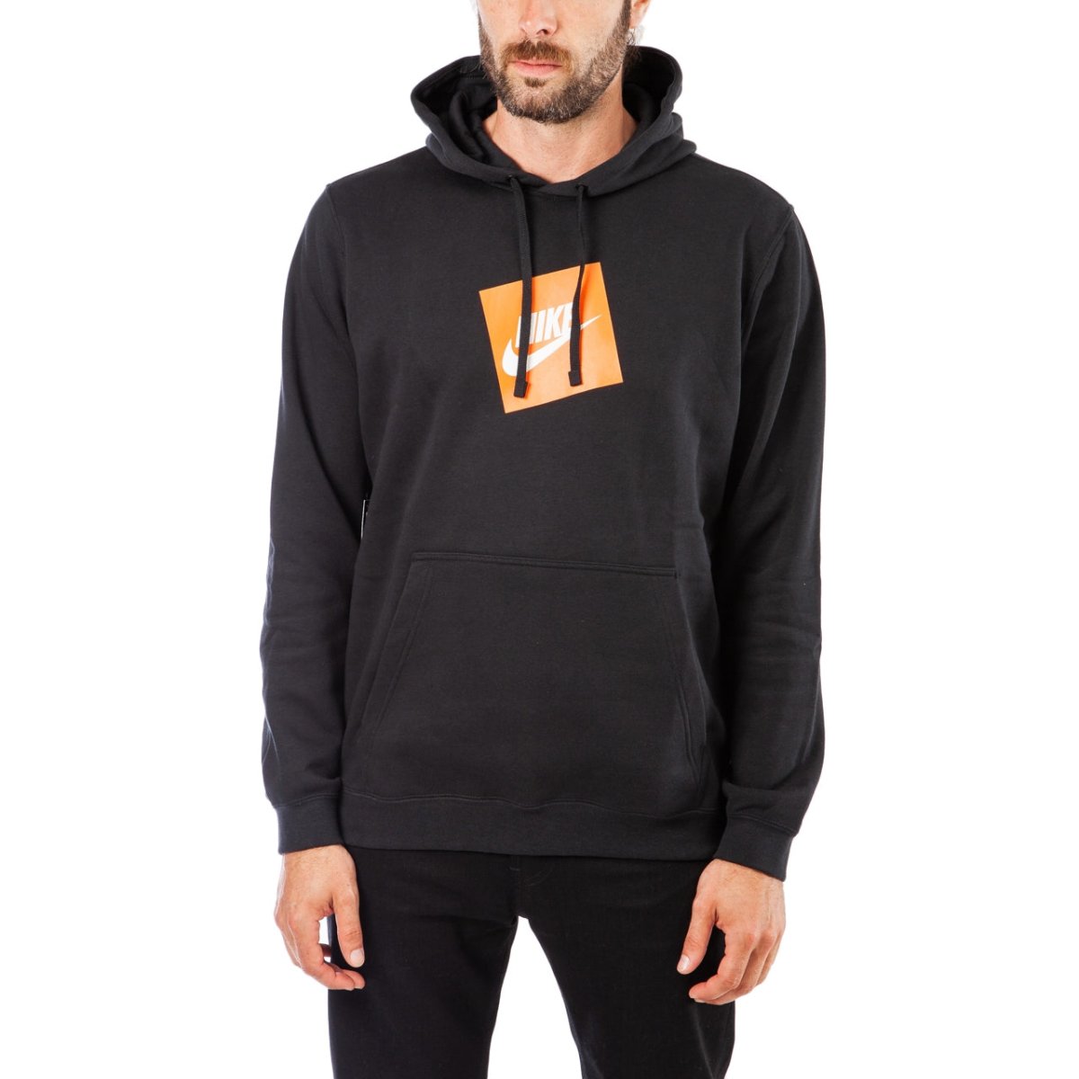 Nike Sportswear Box Logo Hoodie (Schwarz) - Allike Store