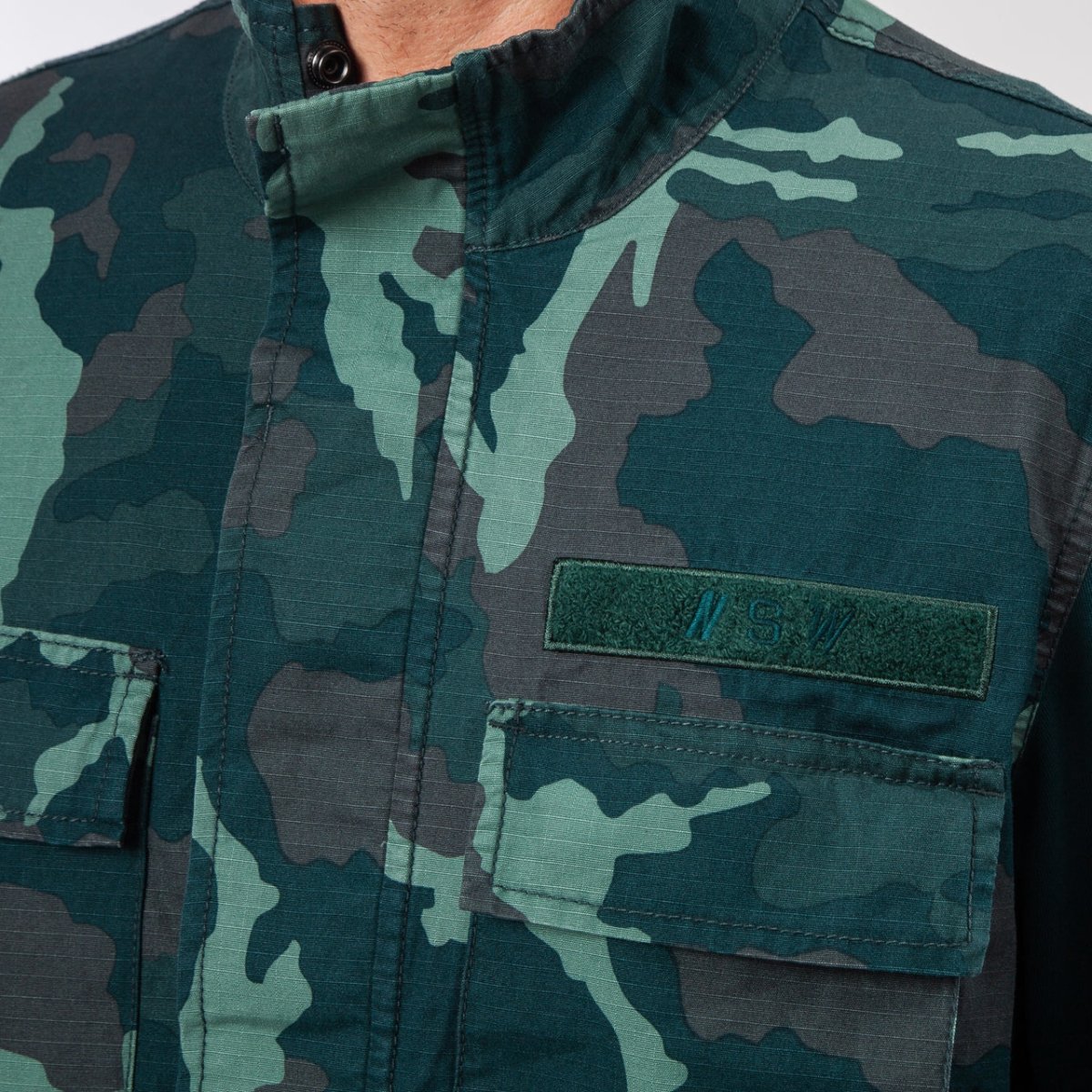 Nike Sportswear Camo Jacket (Dunkelgrün / Schwarz) - Allike Store