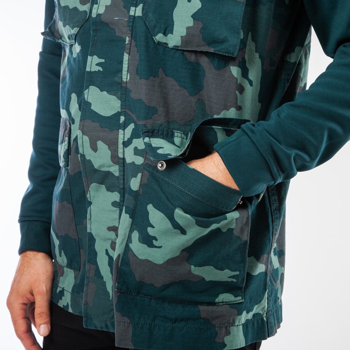 Nike Sportswear Camo Jacket (Dunkelgrün / Schwarz) - Allike Store